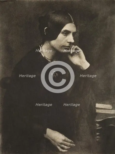 Lady in Black, between 1843 and 1847. Creator: David Octavius Hill.