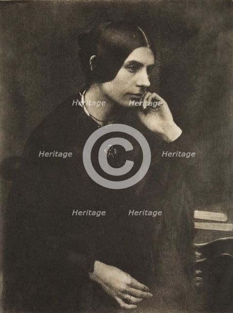 Lady in Black, between 1843 and 1847. Creator: David Octavius Hill.