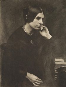 Lady in Black, between 1843 and 1847; from Camera Work, January 1912, . Creator: Unknown