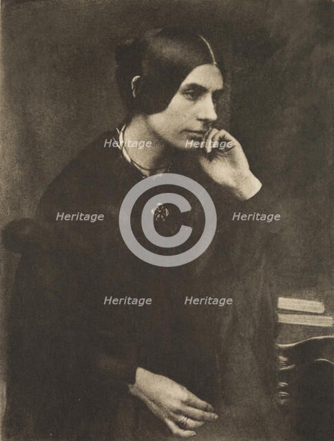 Lady in Black,  between 1843 and 1847; from Camera Work, January 1912, . Creator: Unknown.