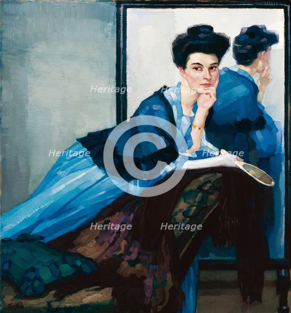 Lady in Blue, 1908.