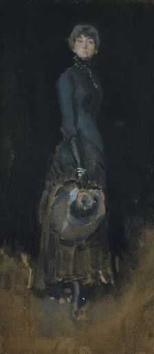 Lady in Gray, ca. 1883. Creator: James Abbott McNeill Whistler