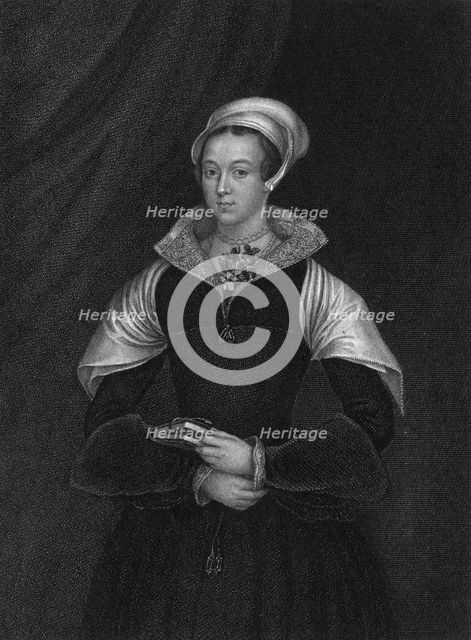 Lady Jane Grey (1537-1554), 1824.Artist: TA Dean