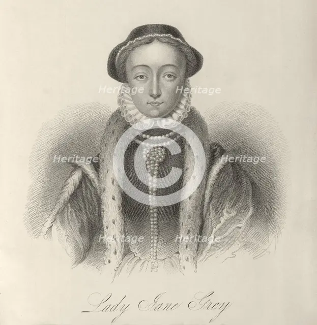 Lady Jane Grey, c1553, (1834-1837).  Creator: Samuel Freeman.