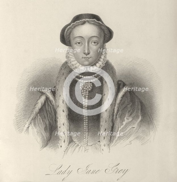 Lady Jane Grey, c1553, (1834-1837).  Creator: Samuel Freeman.
