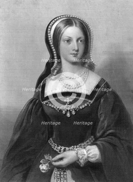 Lady Jane Grey, Queen of England. Artist: W Holl