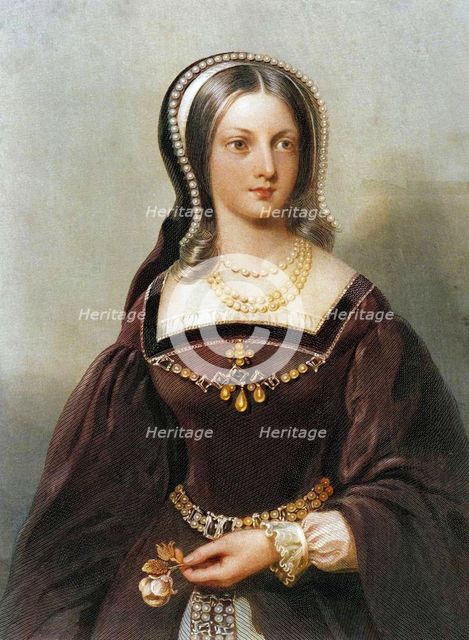 Lady Jane Grey, Queen of England.  Creator: W Holl.