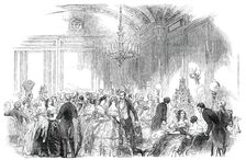 Lady John Russell's Assembly on Wednesday Evening, at Downing-Street - the Refreshment Room, 1850. Creator: Unknown
