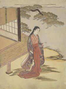 Lady Komachi. Creator: Suzuki Harunobu