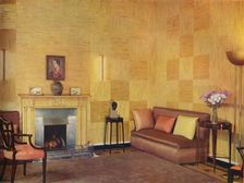 Lady Leucha Warner's living room as decorated by Ronald Fleming 1933