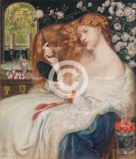 Lady Lilith, 1867. Creators: Dante Gabriel Rossetti, Henry Treffry Dunn.