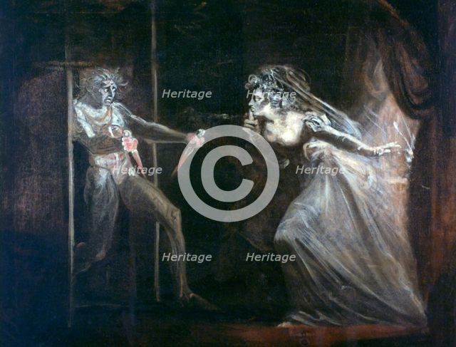 'Lady Macbeth Seizing the Daggers', exhibited 1812. Artist: Henry Fuseli
