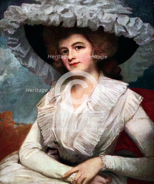 Lady Mary Forbes, 18th century (1926).Artist: George Romney