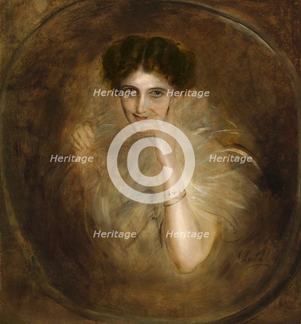 Lady Mary Victoria Leiter Curzon, 1901. Creator: Franz von Lenbach.