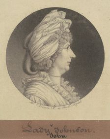 Lady Mary Watts Johnson, 1797. Creator: Charles Balthazar Julien Févret de Saint-Mémin