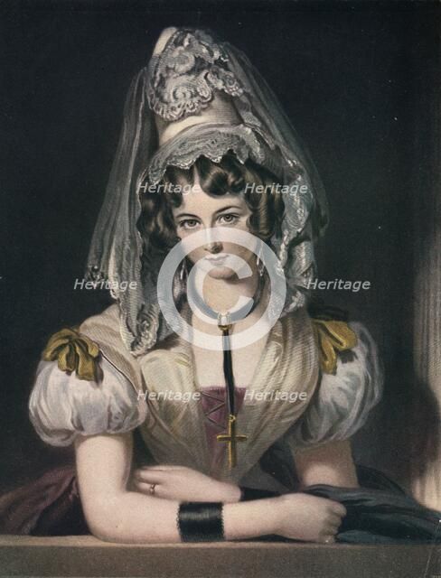 Lady Maria Theresa Lewis, 19th century, (1904). Artist: Samuel Cousins