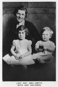 Lady May Abel-Smith with her Children 1937