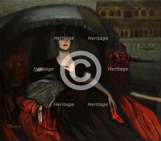 Lady Michelham, c. 1920. Creator: Beltrán Massés, Federico (1885-1949).