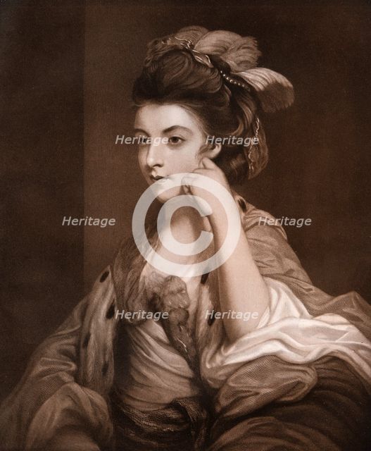 'Lady Morris', late 18th century, (1913).Artist: Richard Josey