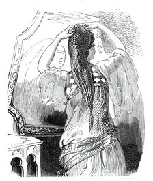 Lady of the harem, at her toilet, 1844. Creator: Unknown