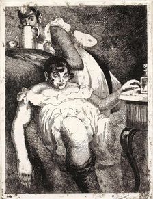 Lady of the manor. From the Series The Seven Deadly Sins, 1923. Creator: Vasyl Masyutin