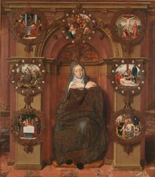 Lady of the Seven Sorrows (The Joos van Belle Triptych). Central panel, 1556. Creator: Pourbus, Pieter (1523-1584)