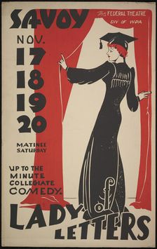 Lady of Letters, San Diego, 1938. Creator: Unknown