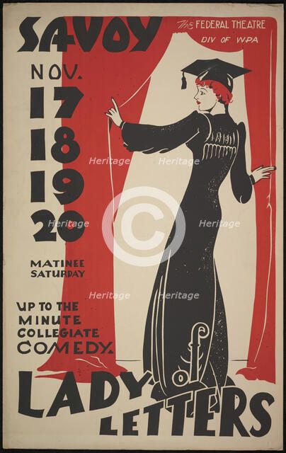 Lady of Letters, San Diego, 1938. Creator: Unknown.