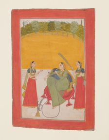 Lady on a Terrace, 18th century. Creator: Unknown