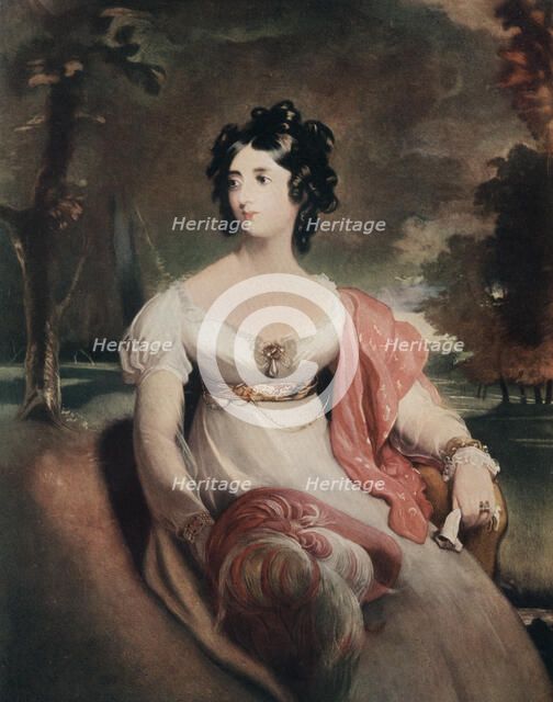 'Lady Peel', early 19th century, (1912).Artist: C Coppier