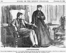 Lady-Physicians 1865. Artist: George du Maurier