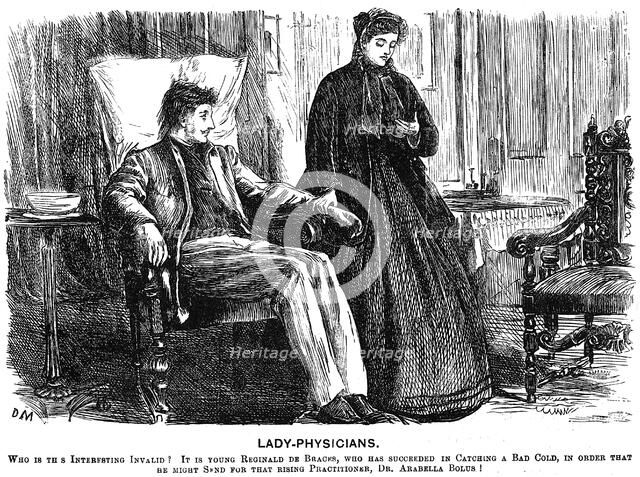 'Lady Physicians', 1865. Artist: George du Maurier