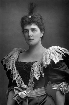 Lady Randolph Churchill (1854-1921), American society beauty, 1893.Artist: W&D Downey