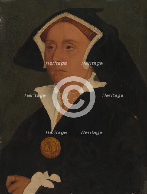 Lady Rich (Elizabeth Jenks, died 1558), ca. 1540. Creator: Workshop of Hans Holbein the Younger.