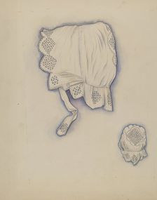 Lady's Night Cap, c. 1938. Creator: Sarah F. Williams