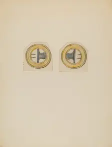 Lady's Buckles, c. 1936. Creator: Charles Criswell