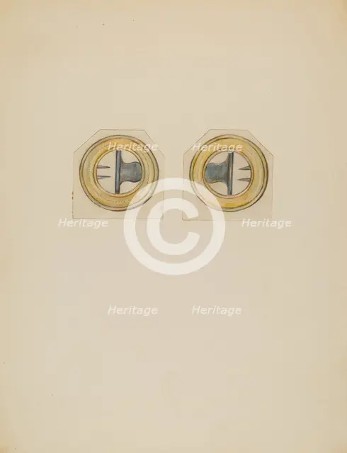 Lady's Buckles, c. 1936. Creator: Charles Criswell.