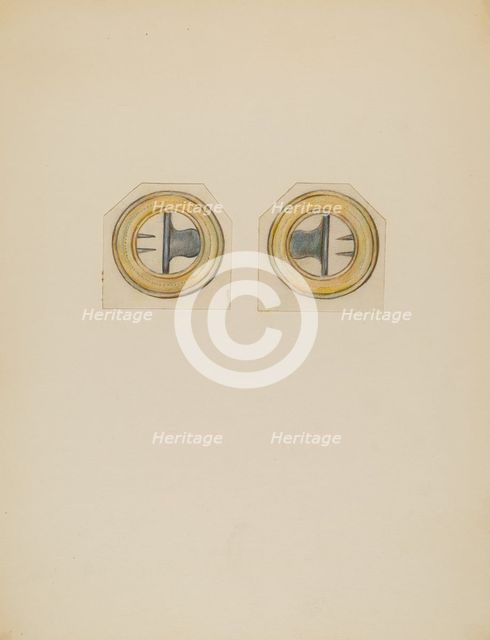 Lady's Buckles, c. 1936. Creator: Charles Criswell.
