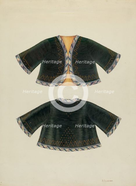 Lady's Bolero, c. 1940. Creator: Syrena Swanson.