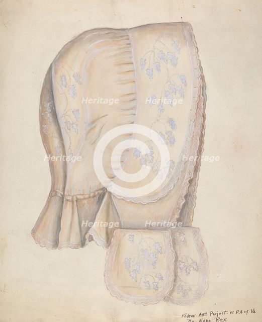 Lady's Cap, c. 1937. Creator: Edna C. Rex.