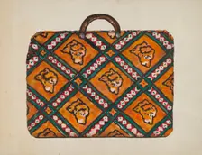 Lady's Carpet Bag, c. 1936. Creator: Kathryn Uhl