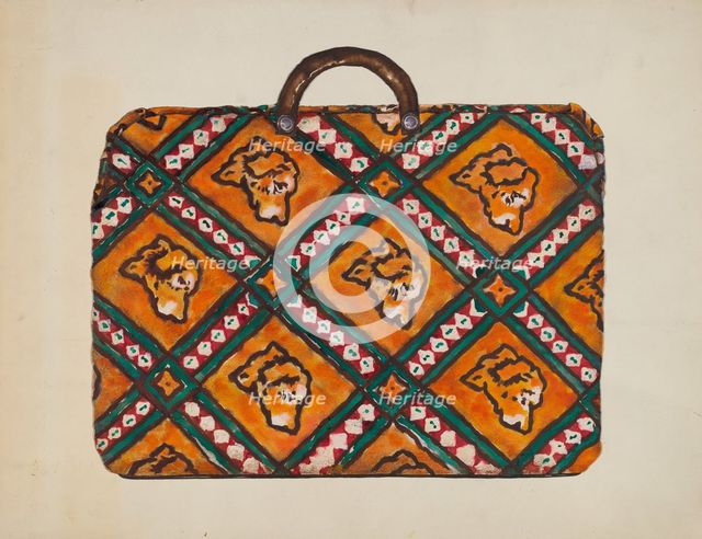 Lady's Carpet Bag, c. 1936. Creator: Kathryn Uhl.