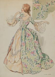 Lady's Costume, c. 1936. Creator: Lillian Causey