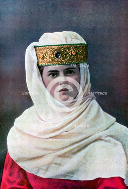 Lady's headdress, c1290, (1910). Artist: Unknown