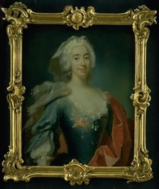 Lady's portrait, 1751. Creator: Johan Horner