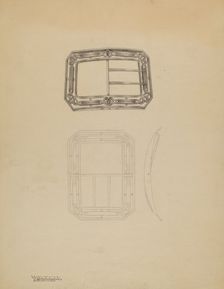 Lady's Shoe Buckle, c. 1937. Creator: Kalamian Walton
