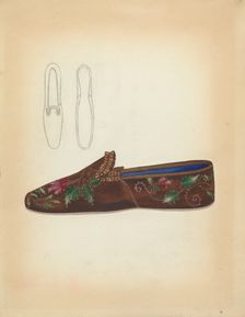 Lady's Slipper, 1935/1942. Creator: Esther Hansen