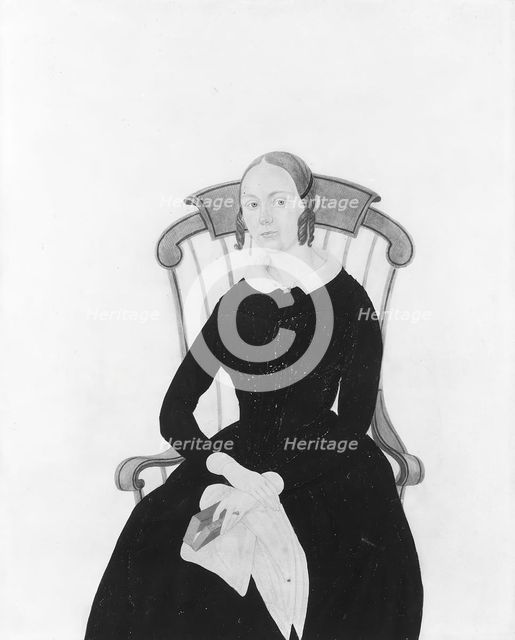 Lady Seated in a Boston Rocker, . Creator: Jane Anthony Davis.