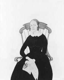 Lady Seated in a Boston Rocker, . Creator: Jane Anthony Davis