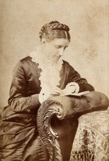 Lady Simpson, wife of Sir James Young Simpson, c1840s. Creator: John Moffat